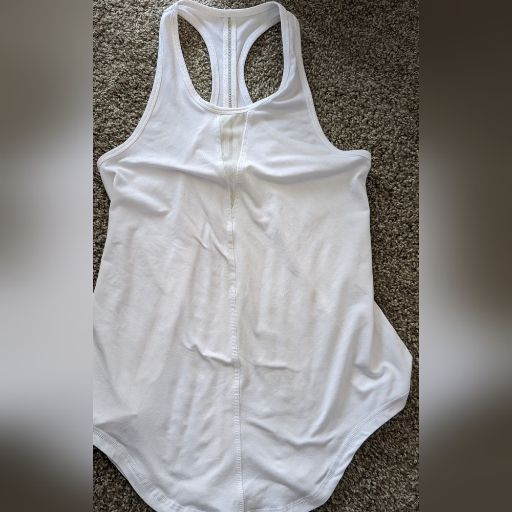 Zyia White Effortless Tank